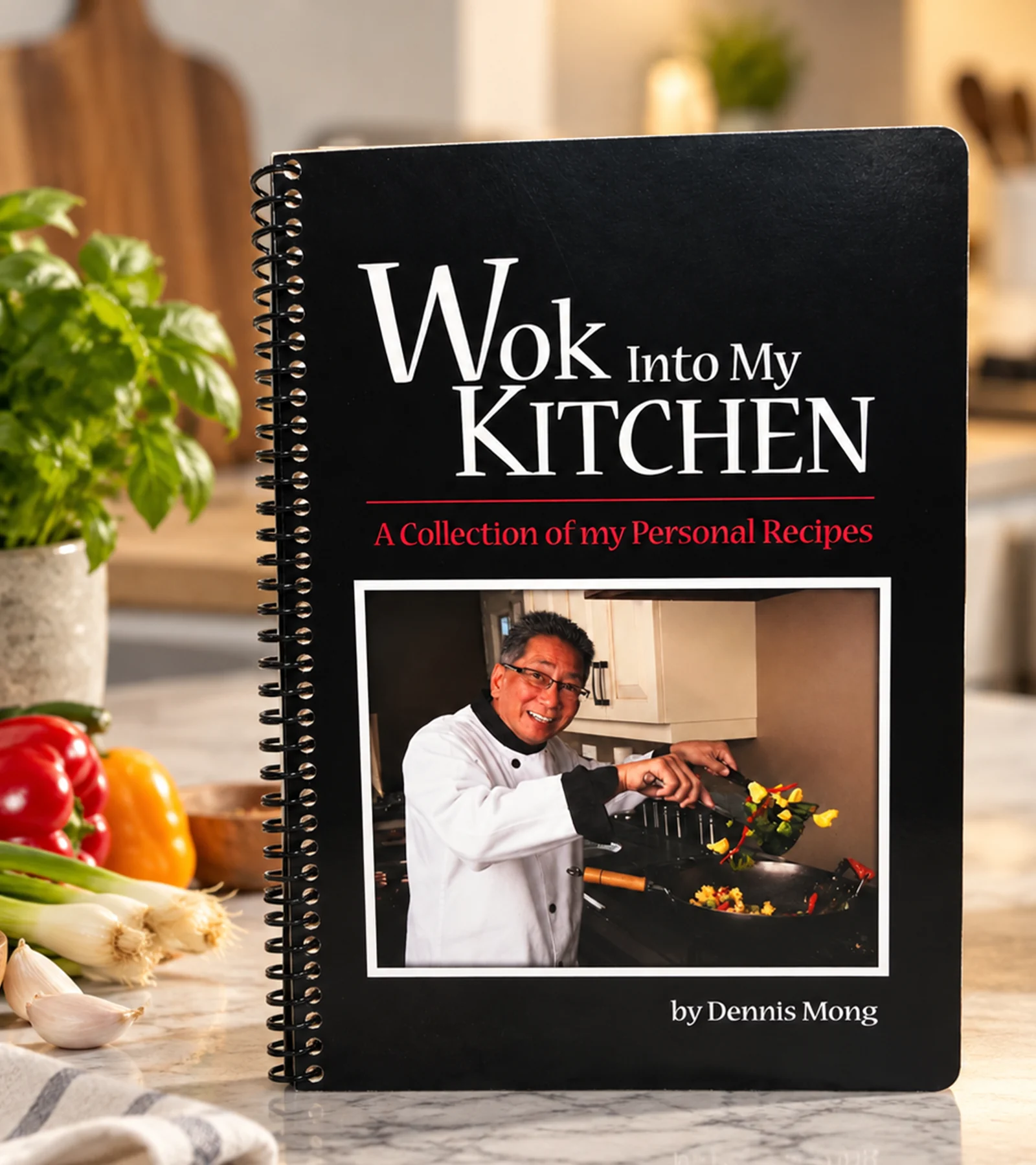 Wok Into My Kitchen cookbook by Dennis Mong